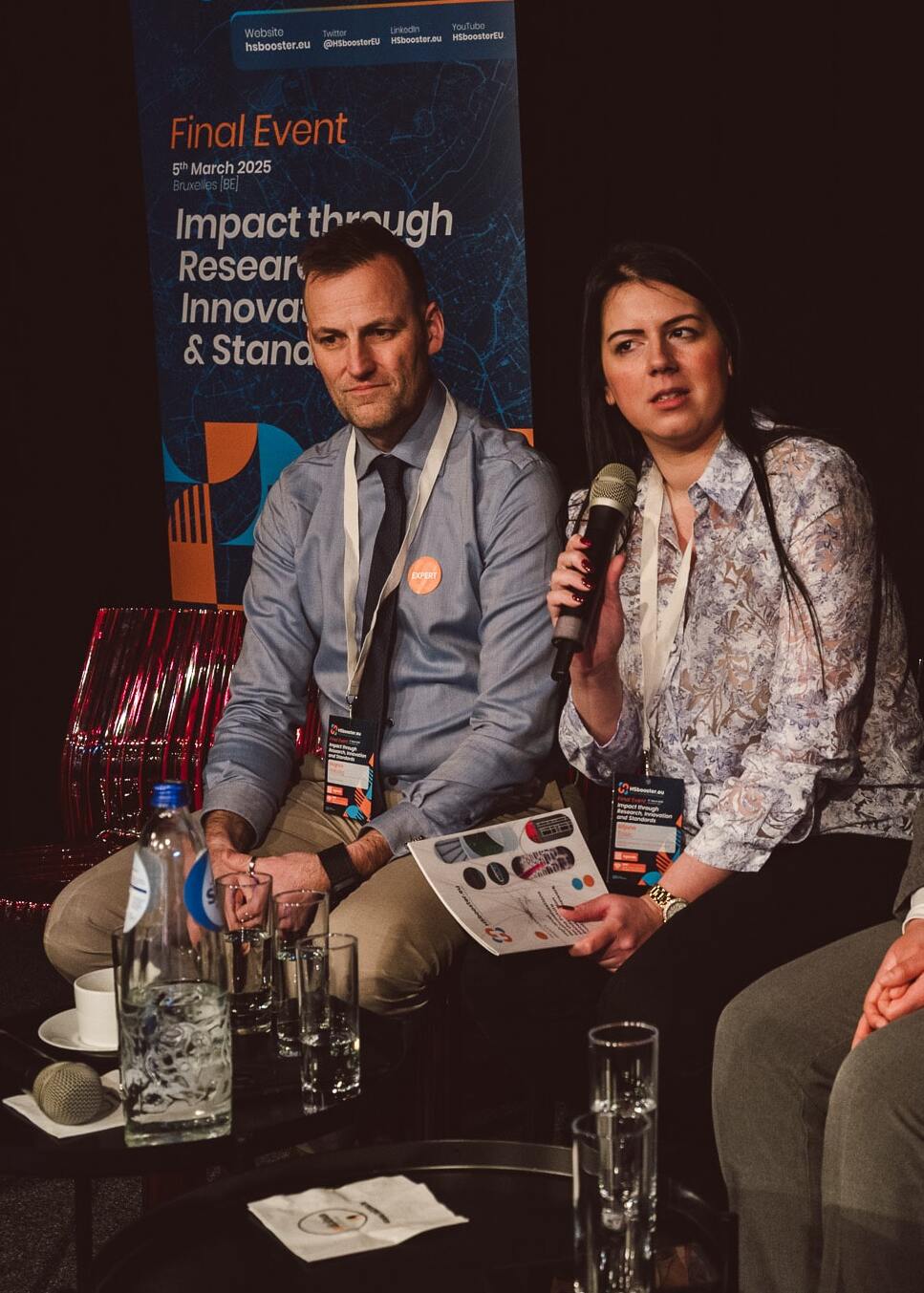 HSbooster.eu Final Event, Magnus Hakvåg and Biljana Lj. Tošić